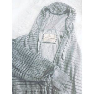 Men’s striped zip up jacket